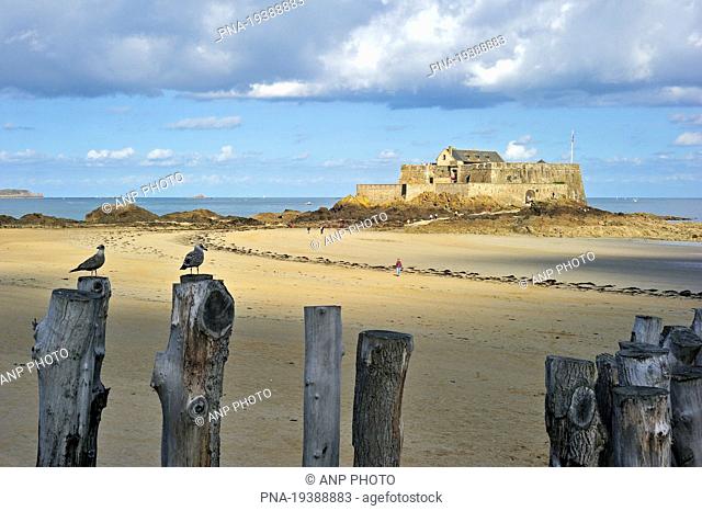 Fort National, Saint-Malo, Ille-et-Vilaine, Bretagne, Brittany, France, Europe