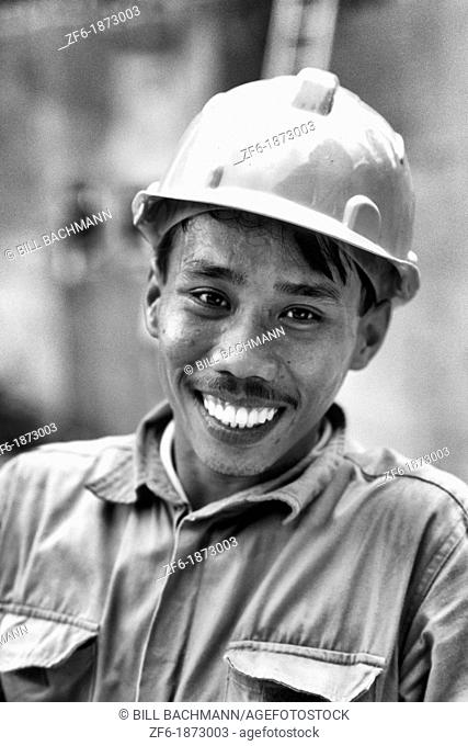 Bumi Putra native construction worker in Kuala Lumpur Malaysia