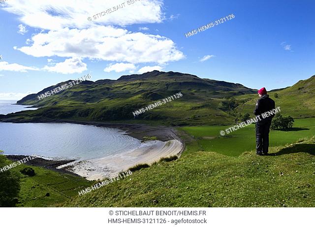 United Kingdom, Scotland, Highland, Lochaber, Ardnamurchan Peninsula, Argyll, Acharacle Ardslignish bay