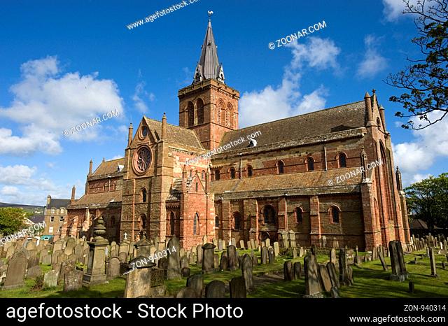 St. Magnus Kathedrale, Kirkwall, Orkney Inseln, Schottland | St. Magnus Cathedral, Kirkwall, Orkney Islands, Scotland