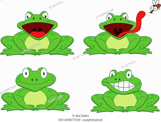 Funny frog cartoon, Stock Vector, Vector And Low Budget Royalty Free Image.  Pic. ESY-005877639 | agefotostock