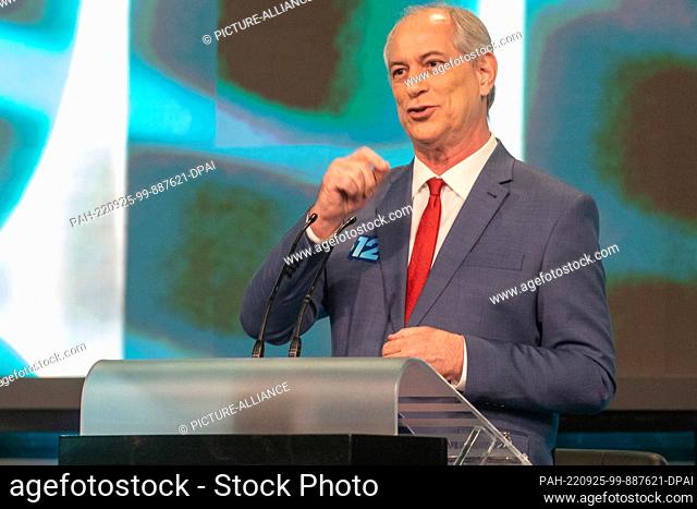 24 September 2022, Brazil, Sao Paulo: Ciro Gomes, presidential candidate from the Democratic Workers' Party (PDT) and former finance minister of Brazil