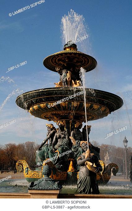Fountain, Concordia Square, 2014, Paris, France