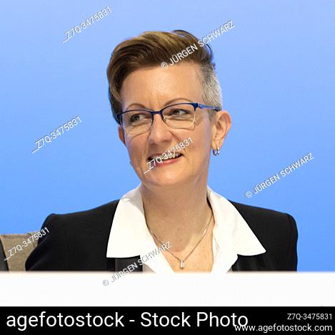 Bochum, Germany, January 31, 2020, ThyssenKrupp Annual General Meeting: Tanja Jacquemin, member of the Supervisory Board of ThyssenKrupp AG and expert and...