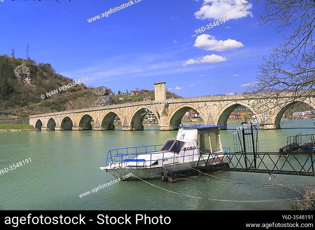 Mehmed Pasa Sokolovic Bridge, Visegrad, Republika Srpska, Bosnia and Herzegovina