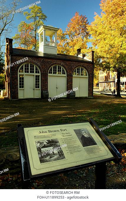 Harpers Ferry, WV, West Virginia, Historic Downtown, John Brown Fort, Harpers Ferry National Historical Park