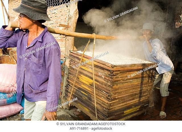 'Nuoc mam' fish sauce production, Vietnam