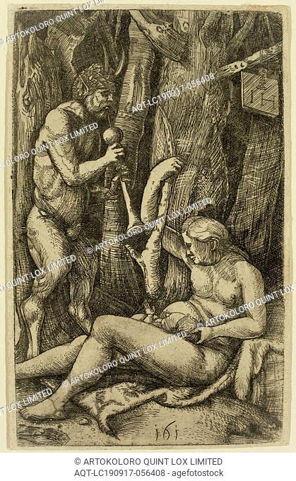Hieronymus Hopfer, German, active ca. 1520-1530, after Albrecht Dürer, German, 1471-1528, The Satyr Family, 16th century