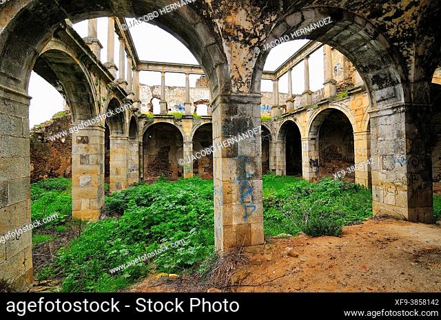 Ruins of the convent of San Antonio de Padua. Garrovillas de Alconétar. Cáceres province. Extremadura. Spain