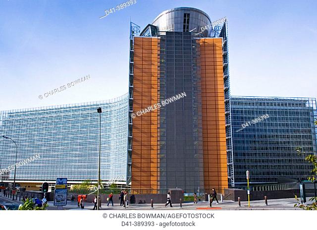 Belgium, Brussels. Berlaymont building