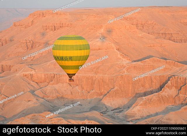 The balloon flight close to Luxor (ancient Thebes), Egypt, October 19, 2022. (CTK Photo/Petr Svancara)
