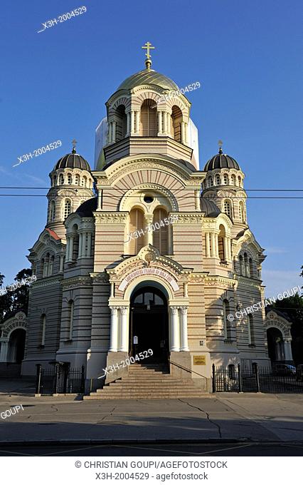 Nativity of Christ Orthodox Cathedral, Riga, Latvia, Baltic region, Northern Europe