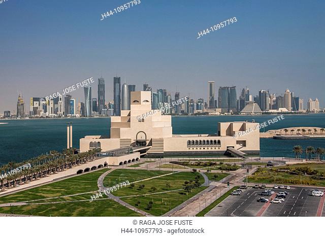 Doha, Qatar, Middle East, architecture, art, bay, city, corniche, Islamic, museum, panorama, skyline, touristic, travel, Islamic Art