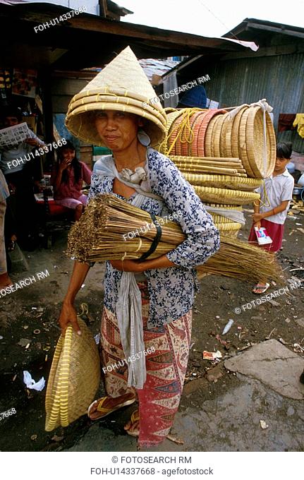 basket, person, brush, indonesia, 3256, people