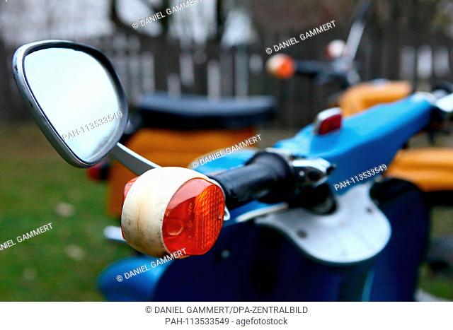 Simson moped, property of the photographer. KR 51/1 K built in 1969 | usage worldwide. - Rathenow/Brandenburg/Deutschland