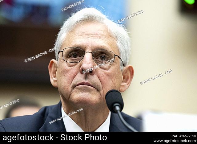 United States Attorney General Merrick Garland testifies before the US House Committee on the Judiciary hearing ‘Oversight of the U.S