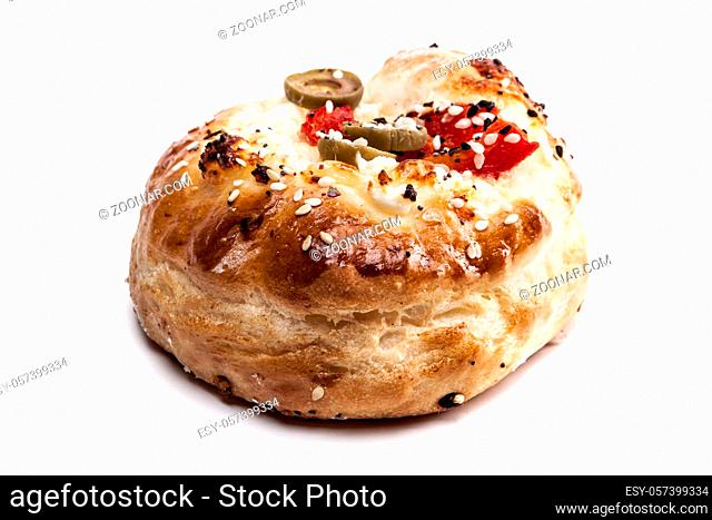 Food isolated on white background with shadow