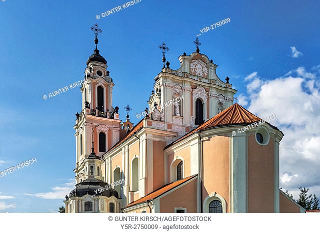 The St. Catherines Church (Sv. Kotrynos baznycia) is a Baroque church in the old town of Vilnius. In the present form, the church was built in 1737