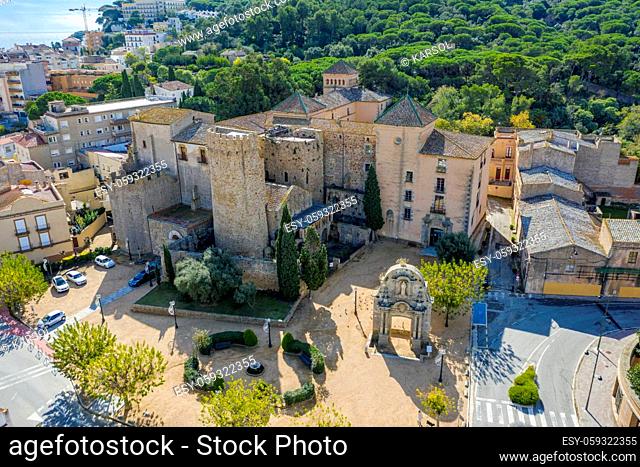 Sant Feliu de Guixols Monastery in Costa Brava, province Girona, Spain