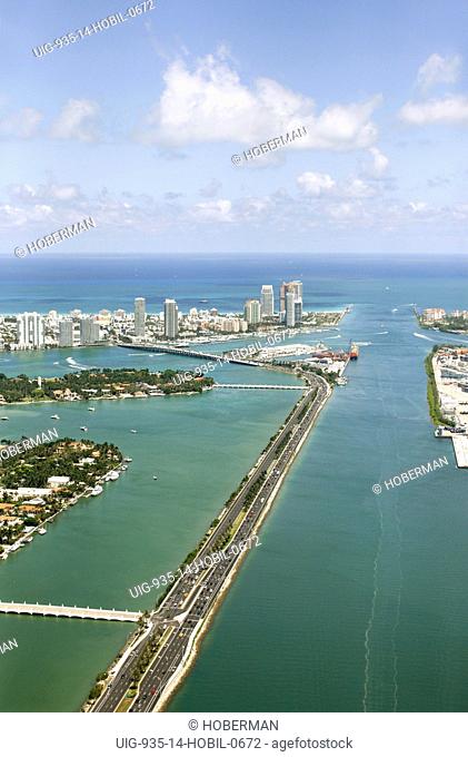 Road to Miami Beach, Florida