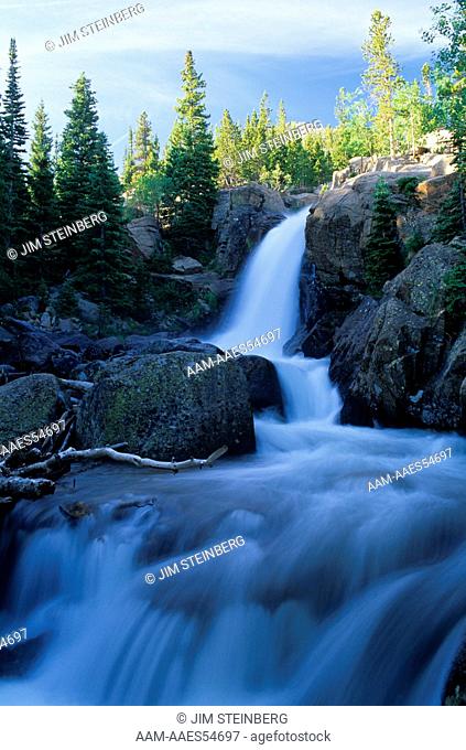 Alberta Falls, Glacier Creek, Rocky Mountain NP, Colorado