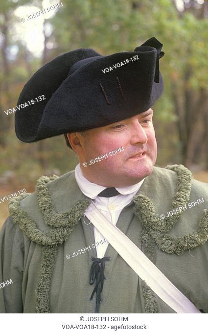 Participant during an American Revolution reenactment, Continental Army