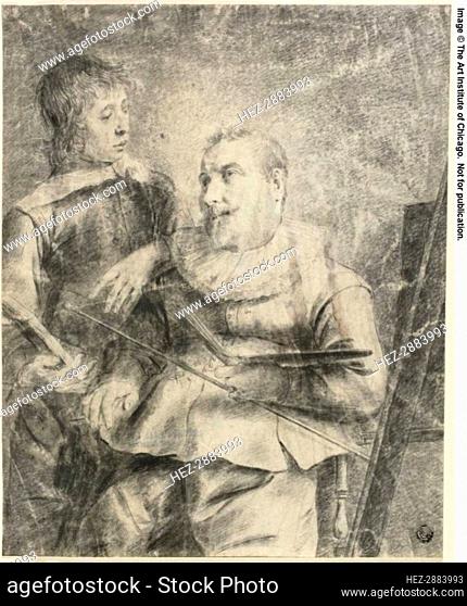 Portrait of Artist and Pupil, n.d. Creator: Pieter Jansz. Quast