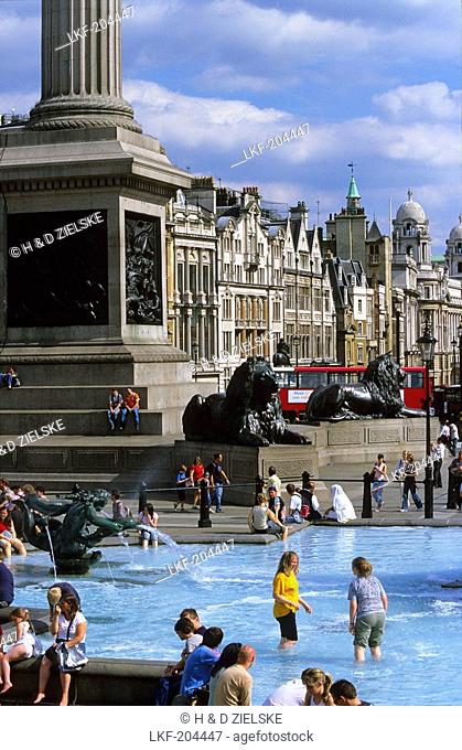 Europe, Great Britain, England, London, Trafalgar Square