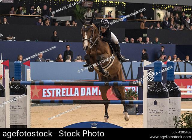 THE SPANISH JUMPING RIDER EDUARDO ALVAREZ AZNAR IN THE SELECTION TEST OF "" THE GRAND PRIZE CITY OF MADRID"" LONGINES FEI JUMPING WORLD CUP IMHW 2023 CSI 5*-W...