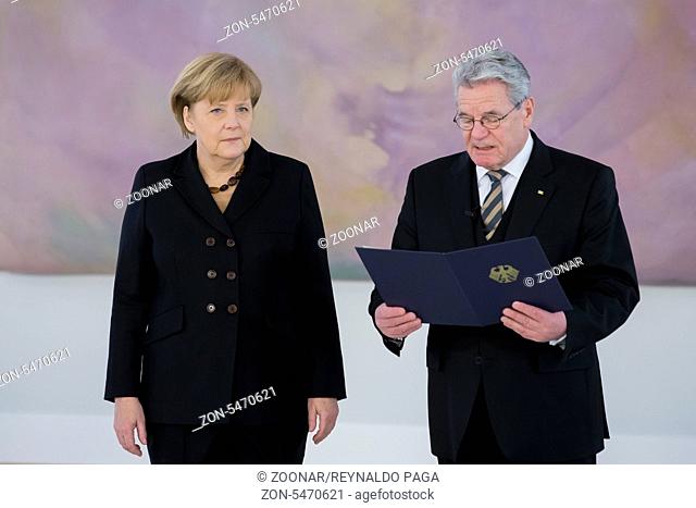 Merkel is appointed new Chancellor by Gauck
