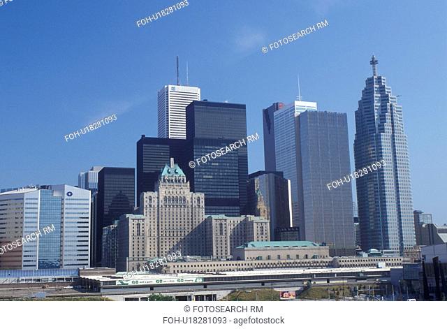 skyline, Toronto, Canada, Ontario, Skyline of downtown Toronto