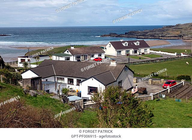 SEASIDE HOUSES, GLEANN CHOLM CILLE, COUNTY DONEGAL, IRELAND