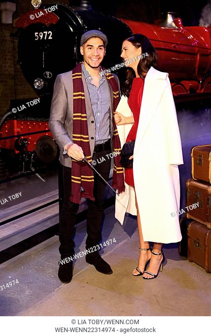 Harry Potter Studio Tour launches Hogwarts Express and Platform 9 3/4 Featuring: Louis Smith, Lucy Mecklenburgh Where: Watford