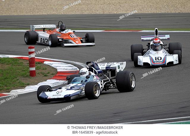 Race of the historic Formula 1 cars, Judy Lyons in the Surtees TS9B from 1970, Oldtimer-Grand-Prix 2010 for vintage cars at the Nurburgring race track