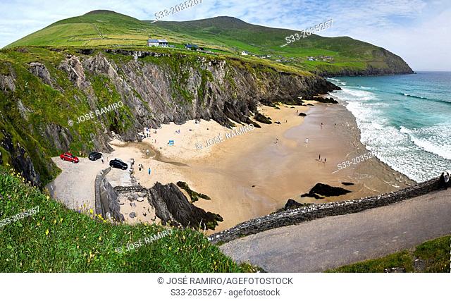Beach in Dunmore Head. Dingle peninsula. County Kerry. Ireland