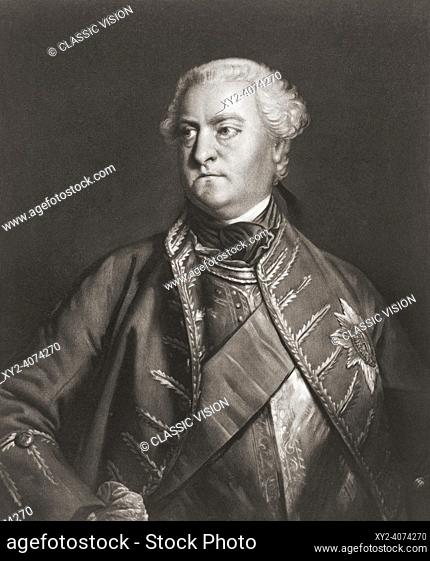 Charles Spencer, 3rd Duke of Marlborough, 1706 â. “1758. British nobleman, soldier and politician. After a print by Richard Houston from the painting by Joshua...
