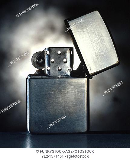 Old silver zippo Lighter