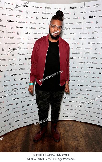 Guests attend party as Notion Magazine launches its Issue 76 Featuring: Uzoechi ""Uzo"" Emenike aka MNEK Where: London, United Kingdom When: 15 Jun 2017 Credit:...