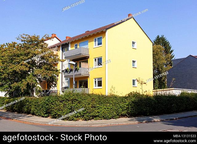 Monotonous residential buildings, Neu-Schwachhausen, Bremen, Germany, Europe