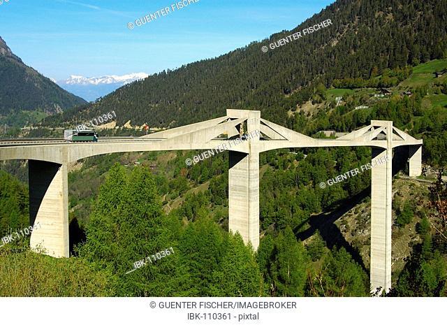 Ganter Bridge Simplon Pass Valais Switzerland