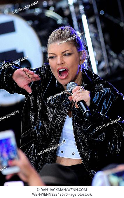 Fergie performs on Today Show concert series Featuring: Fergie Where: New York City, New York, United States When: 22 Sep 2017 Credit: Dan Jackman/WENN