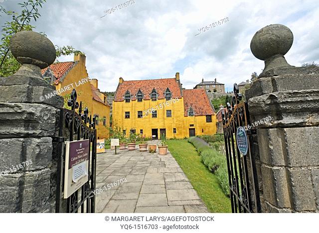 National Trust for Scotland owned Culross Palace and gardens in the Royal Burgh of Culross Fife Scotland