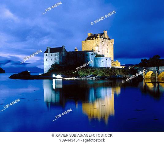 Eilean Donan castle. Highlands. Scotland. UK