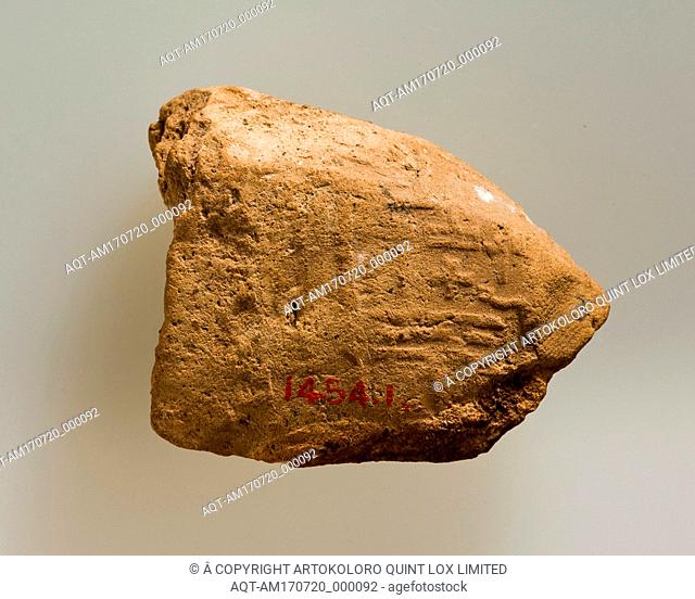Clay jar sealing Clay jar sealing impressed with name of Khasekhemwy, Early Dynastic Period, Dynasty 2, ca. 2650 B.C., From Egypt, Northern Upper Egypt, Abydos