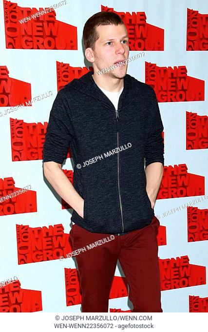 'The Spoils' photocall held at the New Group rehearsal space Featuring: Jesse Eisenberg Where: New York City, New York, United States When: 01 Apr 2015 Credit:...