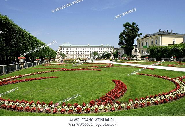 Austria, Salzburg, Mirabell Castle, Mirabellgarden