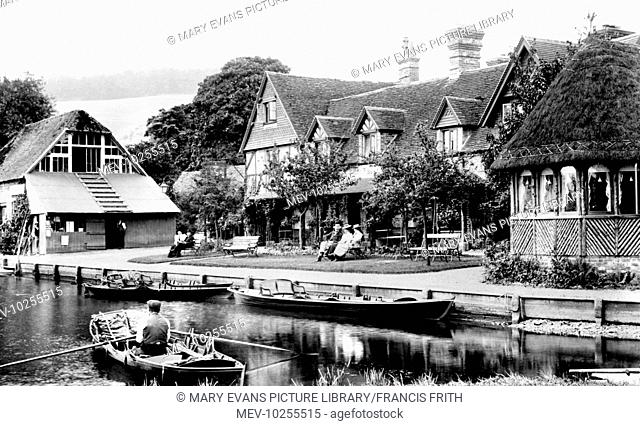 Streatley, the Swan Hotel 1899