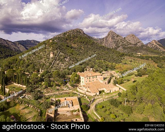 Biniazar, possession of Arab origin, Bunyola municipality, Mallorca, Balearic Islands, Spain