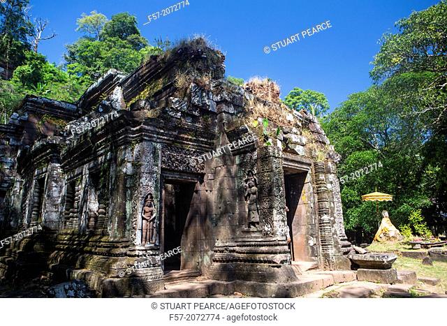Ancient Khmer ruins in Champasak, Laos
