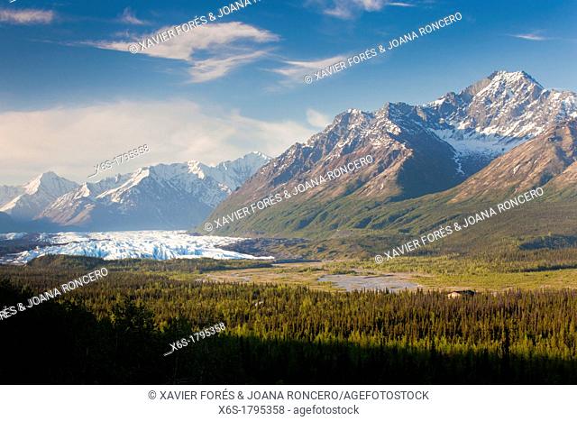 Matanuska glacier, Glenn Highway, Alaska, U S A